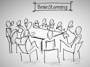 Brainstorming sketch downloaded from https://www.flickr.com/photos/luigimengato/15531955577. Image credit: Luigi Mengato